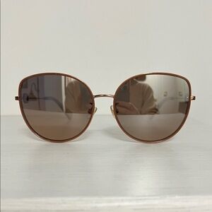 Kate Spade rose gold mirror sunglasses